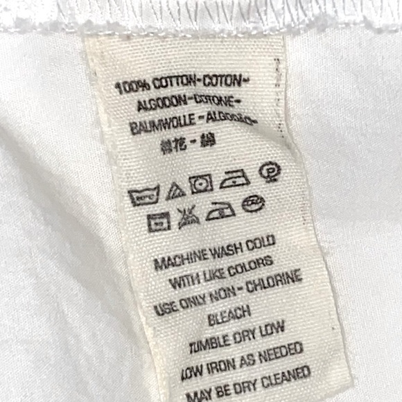 Free People Cotton poplin Boho Tunic white with pockets Top. - Picture 9 of 9